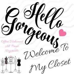Welcome to my closet!!! Thanks for looking!!!
